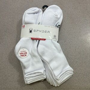 NWT Spyder men’s shortie crew socks 10 pairs